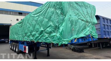 4 Axle Flatbed Semi Trailer Will Send to Ghana