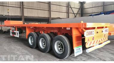 40 Ft Flatbed Trailer Will Send to Ghana