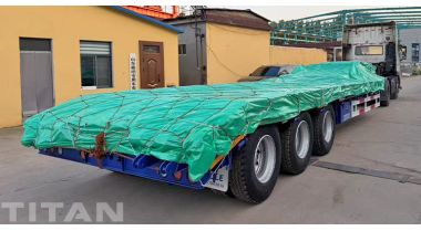 100 Ton Low Bed Trailer Will Send to Ghana
