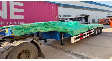 3 Axle Semi Low Loader Will Ship to Ghana