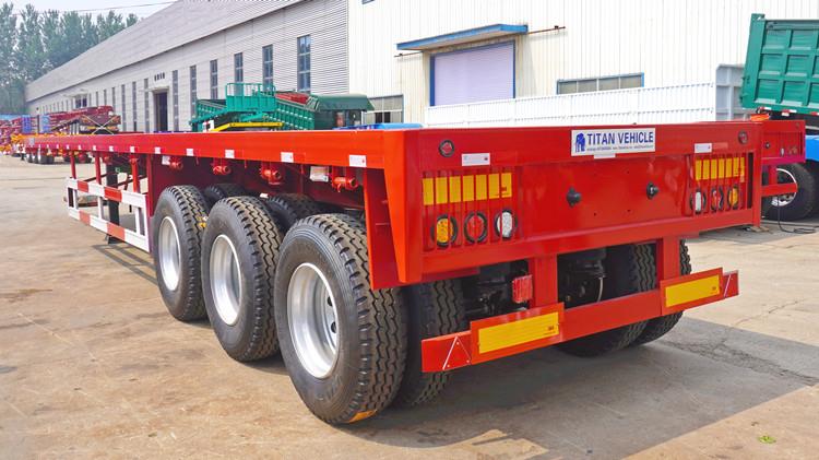 40 Foot Container Flatbed Trailer for Sale in Ghana Tema