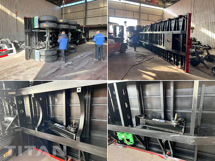 40 Foot Container Flatbed Trailer for Sale in Ghana Tema
