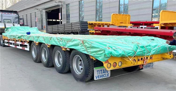120 Ton 4 Axle Lowbed Trailer for Sale in Ghana