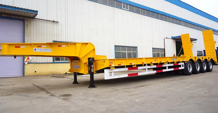 120 Ton 4 Axle Lowbed Trailer for Sale in Ghana