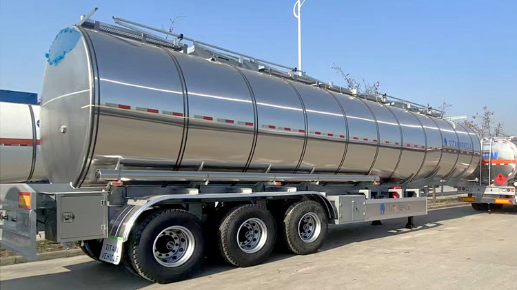 45000 Liters Diesel Tanker Fuel Trailer for Sale in Ghana