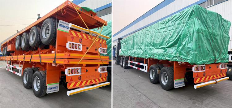 2/4 Axle Flatbed Trailers for Sale Near Me in Ghana