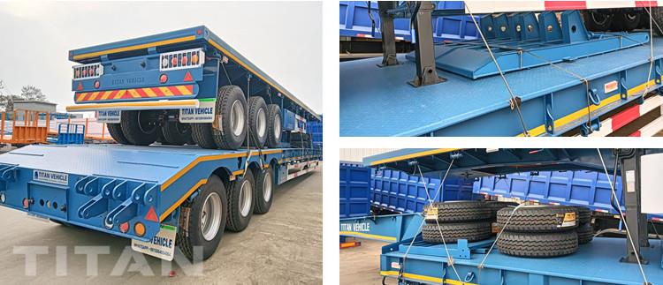 3 Axle Flatbed Trailer and Low Bed Trailer for Sale in Ghana