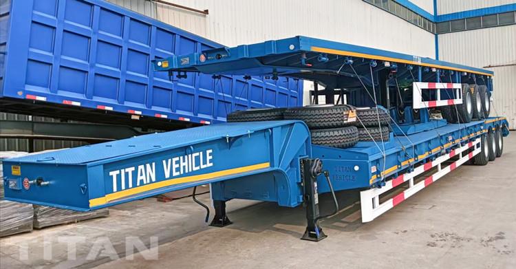 3 Axle Flatbed Trailer and Low Bed Trailer will be sent to Ghana