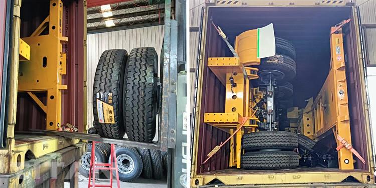 40FT Container Chassis Trailer for Sale in Ghana