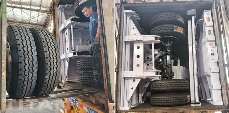 3 Axle Flatbed Truck Trailer for Sale in Ghana