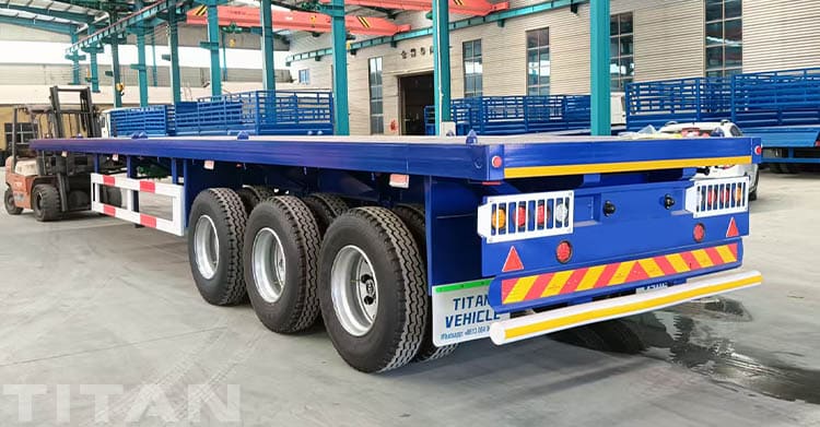 3 Axle Flatbed Semi Trailer for Sale in Ghana