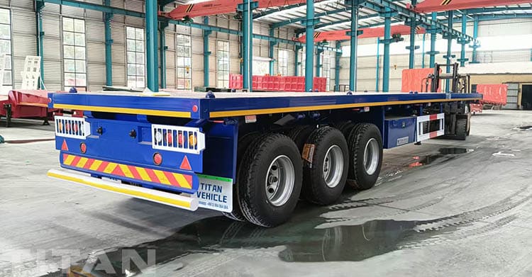 3 Axle Flatbed Semi Trailer for Sale in Ghana