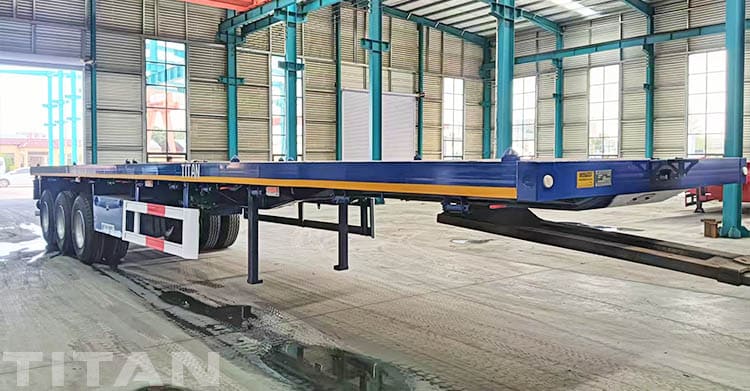 3 Axle Flatbed Semi Trailer for Sale in Ghana