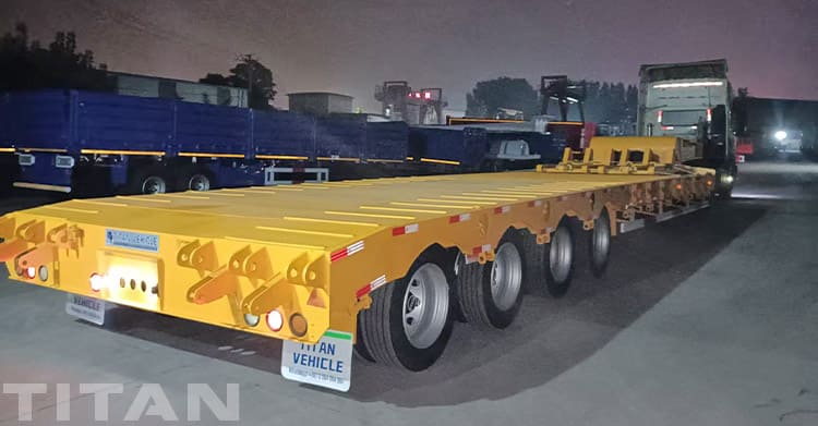 4 Axle Semi Low Bed Trailer Price for Sale in Ghana