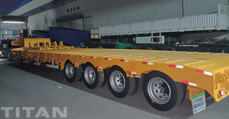 4 Axle Semi Low Bed Trailer Price for Sale in Ghana