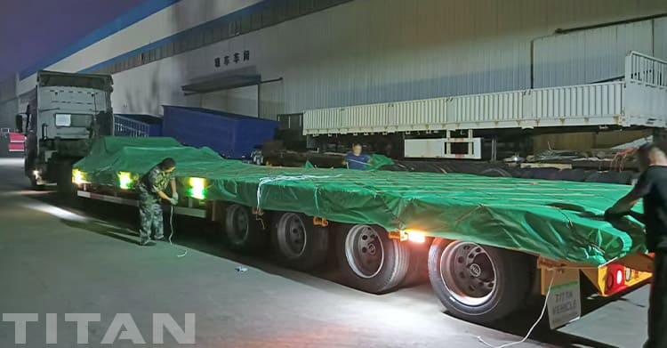 4 Axle Semi Low Bed Trailer Price for Sale in Ghana