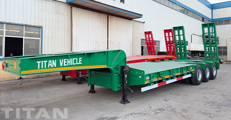 3 Axle Low Bed Truck Price for Sale in Ghana