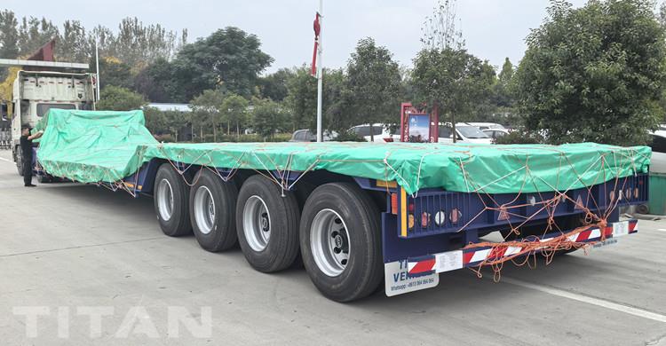 4 Axle Detachable Gooseneck Trailer for Sale in Ghana