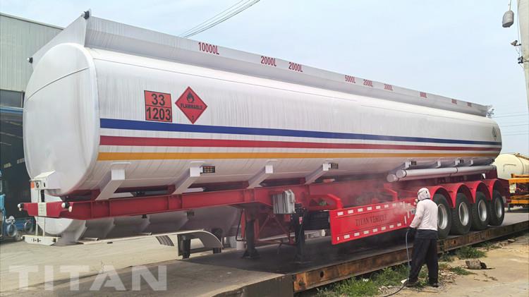 4 Axle Palm Oil Tanker Trailer for Sale in Ghana