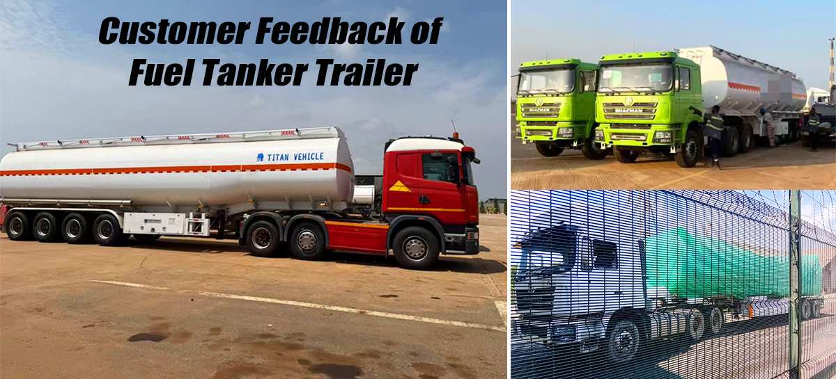 Heavy Duty Diesel Fuel Tanker Trailer for Sale in Ghana