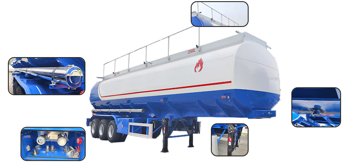 Diesel Fuel Tanker Trailer Prices for Sale in Ghana