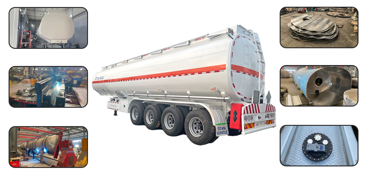 Diesel Fuel Tanker Trailer Prices for Sale in Ghana