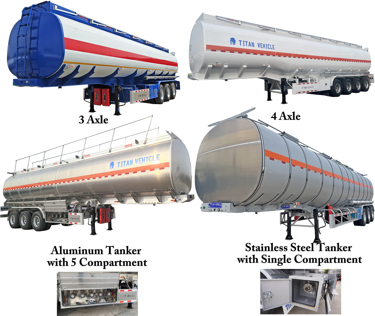 What Types Of Tanker Trailers Are There?
