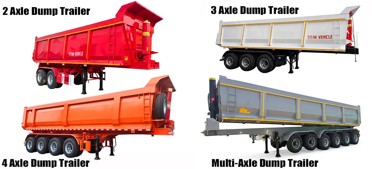 Tipper Semi Trailer for Sale in Ghana | Heavy Duty Tipper Trailer