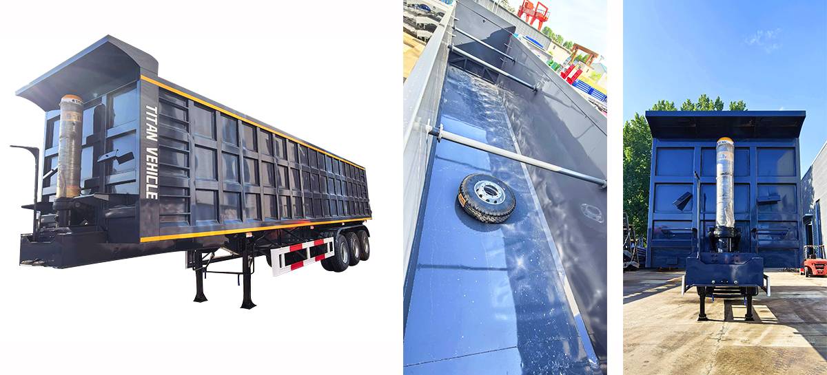 Tipper Semi Trailer for Sale in Ghana | Heavy Duty Tipper Trailer