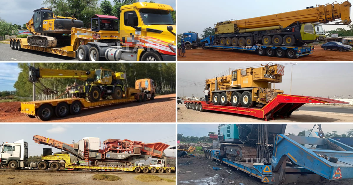 RGN Trailers | Detachable Gooseneck Lowboy Trailer for Sale in Ghana