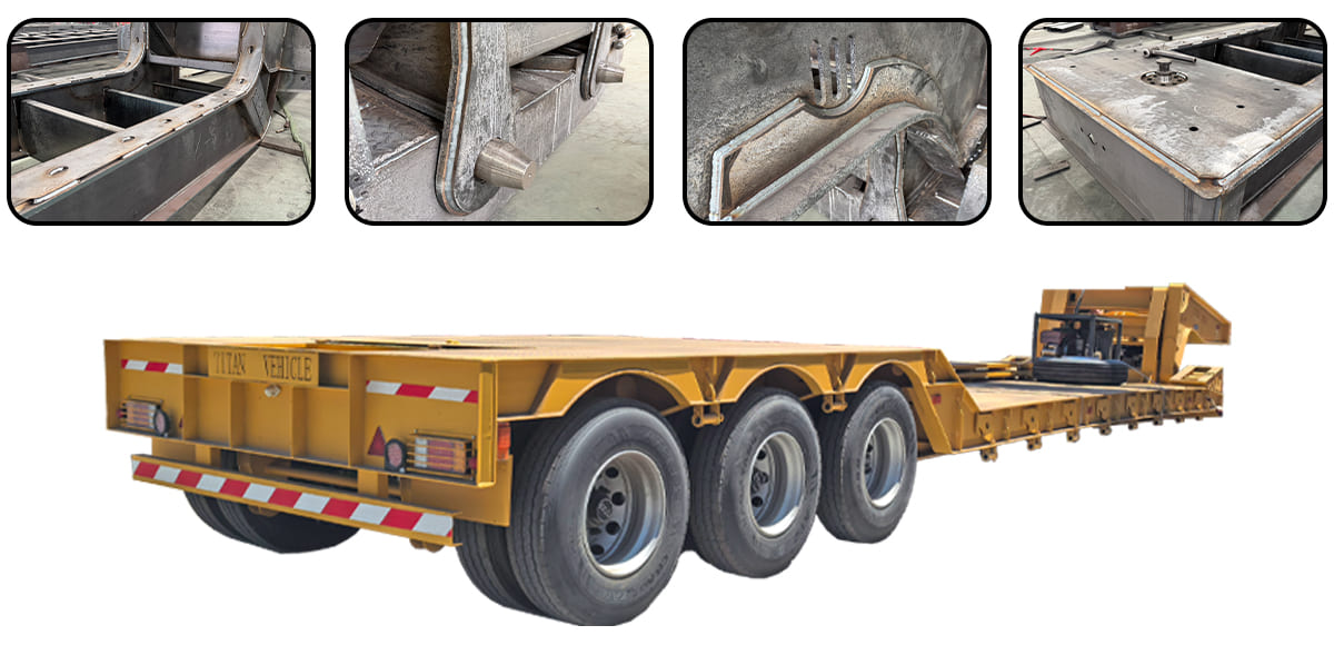 RGN Trailers | Detachable Gooseneck Lowboy Trailer for Sale in Ghana