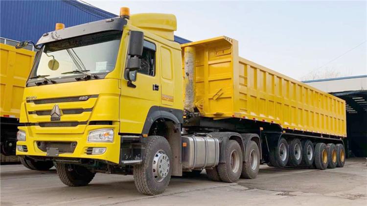 6 Axle Dump Truck Semi Tipper Trailer for Sale in Ghana