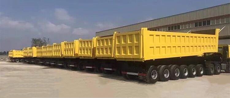 6 Axle Dump Truck Semi Tipper Trailer for Sale in Ghana