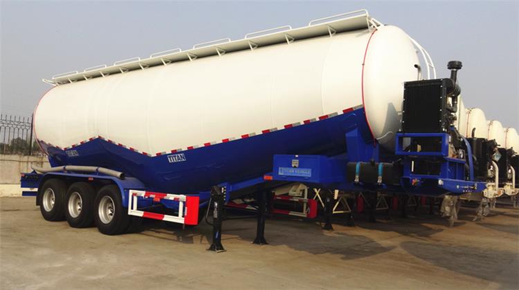 W Shape 40 Ton Bulk Cement Trailer for Sale in Ghana Ada