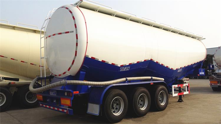 W Shape 40 Ton Bulk Cement Trailer for Sale in Ghana Ada