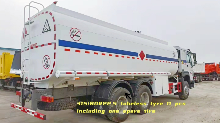 Fuel Tank Truck for Sale in Ghana | Howo Fuel Tanker Truck Price | Howo 371 6x4