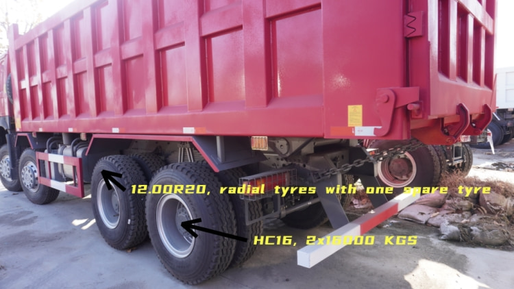 Howo 371 Dump Truck for Sale in Ghana | Dumper Truck Price | Sinotruk Howo 8x4 