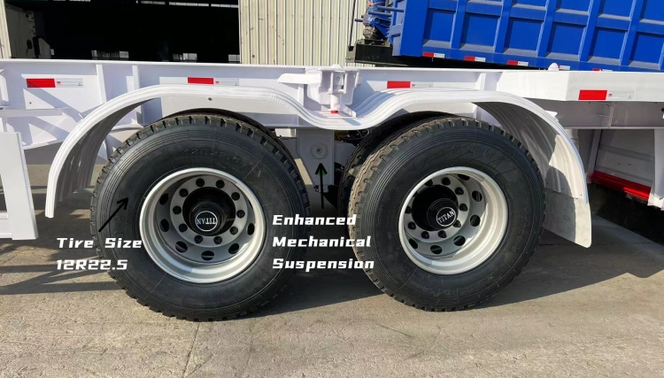 2 Axle 40 Foot Shipping Container Chassis Trailer for Sale in Ghana Accra