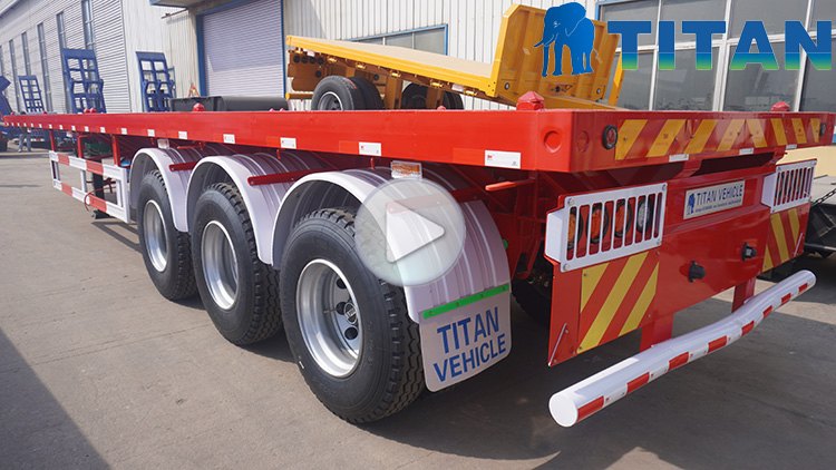 Triaxle Trailer | Tri Axle Flatbed Trailer for Sale in Ghana