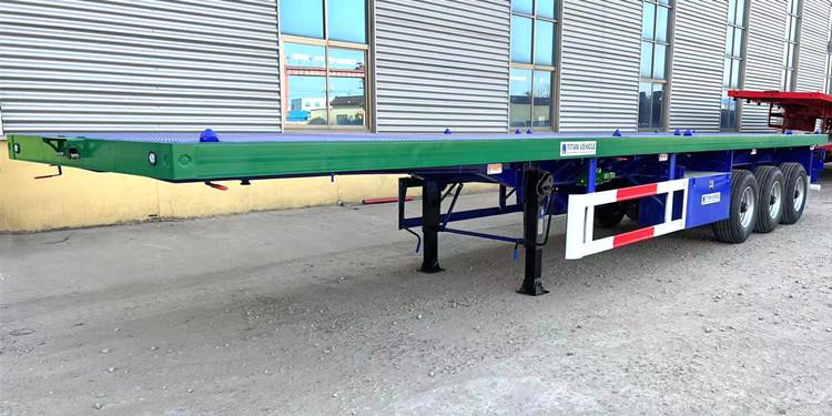Single Tire Flatbed Trailer for Sale in Ghana Accra