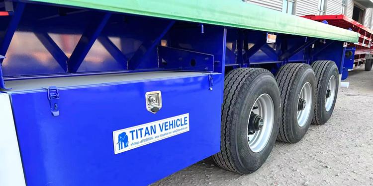 Single Tire Flatbed Trailer for Sale in Ghana Accra