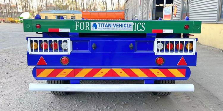 Single Tire Flatbed Trailer for Sale in Ghana Accra