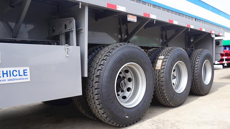 12m Tri Axle Flatbed Trailer for Sale Near Me in Ghana Tema