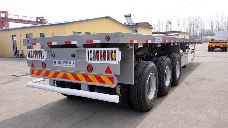 12m Tri Axle Flatbed Trailer for Sale Near Me in Ghana Tema