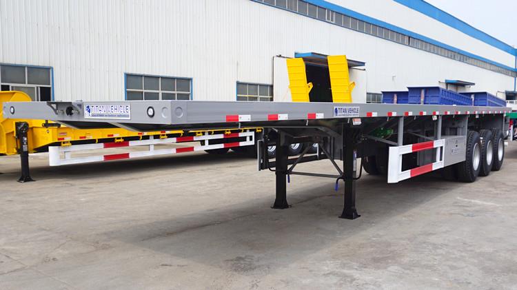 12m Tri Axle Flatbed Trailer for Sale Near Me in Ghana Tema