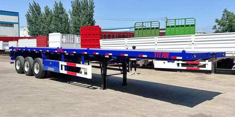 Tri Axle Flat Deck Trailer for Sale in Ghana Accra