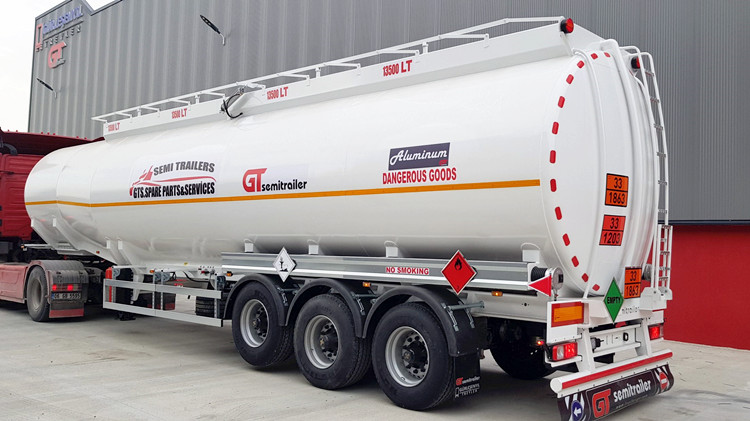 GTS Trailer 3 Axle Fuel Tanker Semi Trailer for Sale in Ghana
