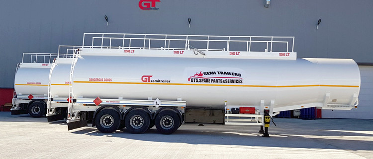 GTS Trailer 3 Axle Fuel Tanker Semi Trailer for Sale in Ghana