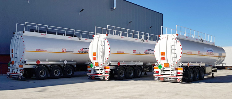 GTS Trailer 3 Axle Fuel Tanker Semi Trailer for Sale in Ghana