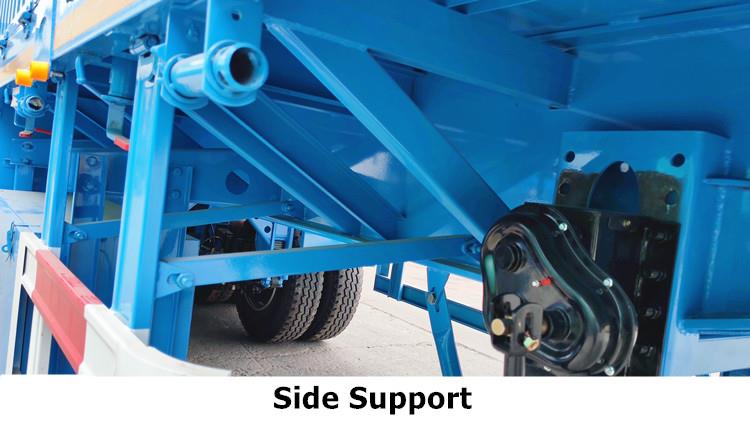 4 Axle 80 Ton Fence Stake Semi Trailer for Sale in Ghana